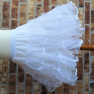 Girls white petticoat